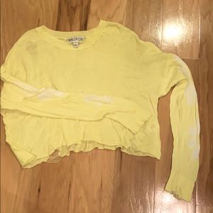 Wildfox Daisy Distressed Sweater